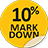 10% Markdown