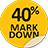40% Markdown