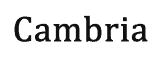 Cambria Cambria