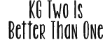 KG-Two-Is-Better-Than-One KG-Two-Is-Better-Than-One